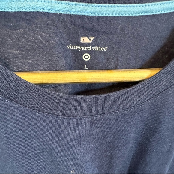 Vineyard Vines Men's Classic Navy Tee - Picture 3 of 6